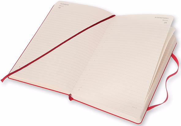 Moleskine Classic Large 2017 (DHF212DC3Y17) - ежедневник (Red) купить в интернет-магазине icover