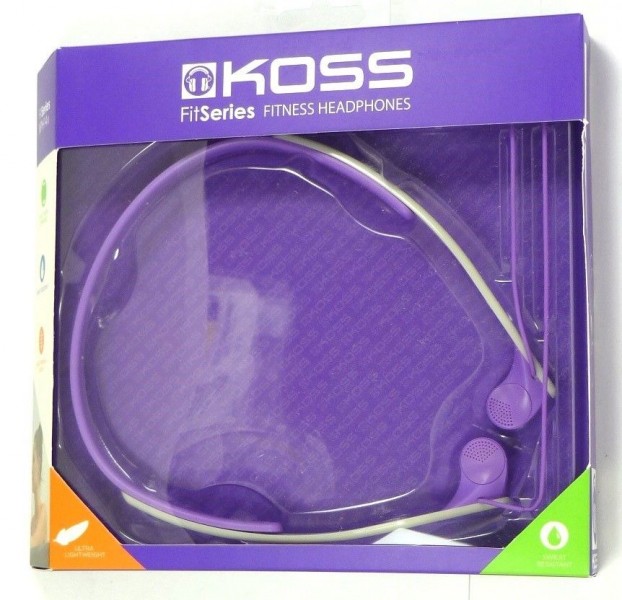 Koss KPH14 (KPH14V) - внутриканальные спортивные наушники (Violet) купить в интернет-магазине icover