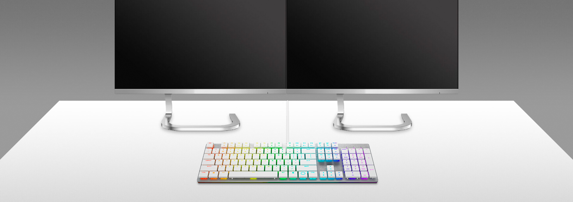 Игровая клавиатура Cooler Master Low Profile SK-650 (SK-650-SKLR1-RU) купить в интернет-магазине icover
