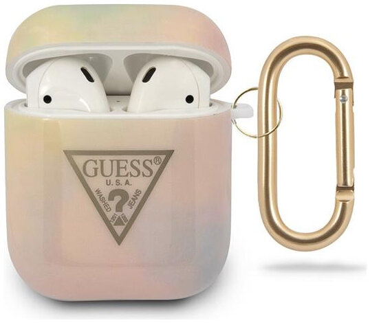 

Чехол Guess CG Mobile (GUACA2TPUMCGG01) для AirPods (TIE & DYE Pink)