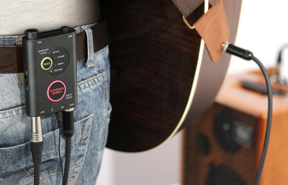 Цифровая микрофонная система IK Multimedia iRig Acoustic Stage (IP-IRIG-ACOSTG-IN) для акустической гитары (Black) купить в интернет-магазине icover