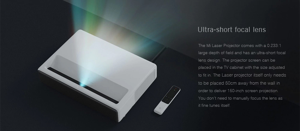 Проектор Xiaomi MiJia Laser Projector MJJGYY02FM (White) купить в интернет-магазине icover