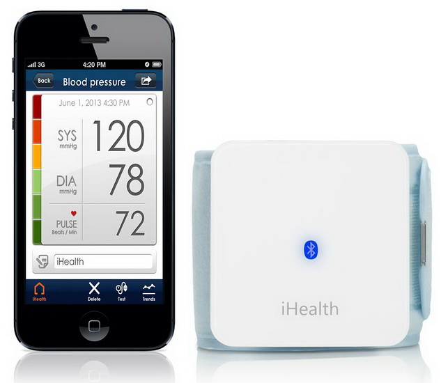 Тонометр на запястье iHealth Wireless Blood Pressure Wrist Monitor BP7 для iPhone/iPod/iPad купить в интернет-магазине icover