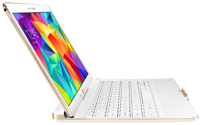 Samsung EJ-CT800RWEGRU - беспроводная Bluetooth-клавиатура для Samsung Galaxy Tab 10.5" (Dazzling White) купить в интернет-магазине icover