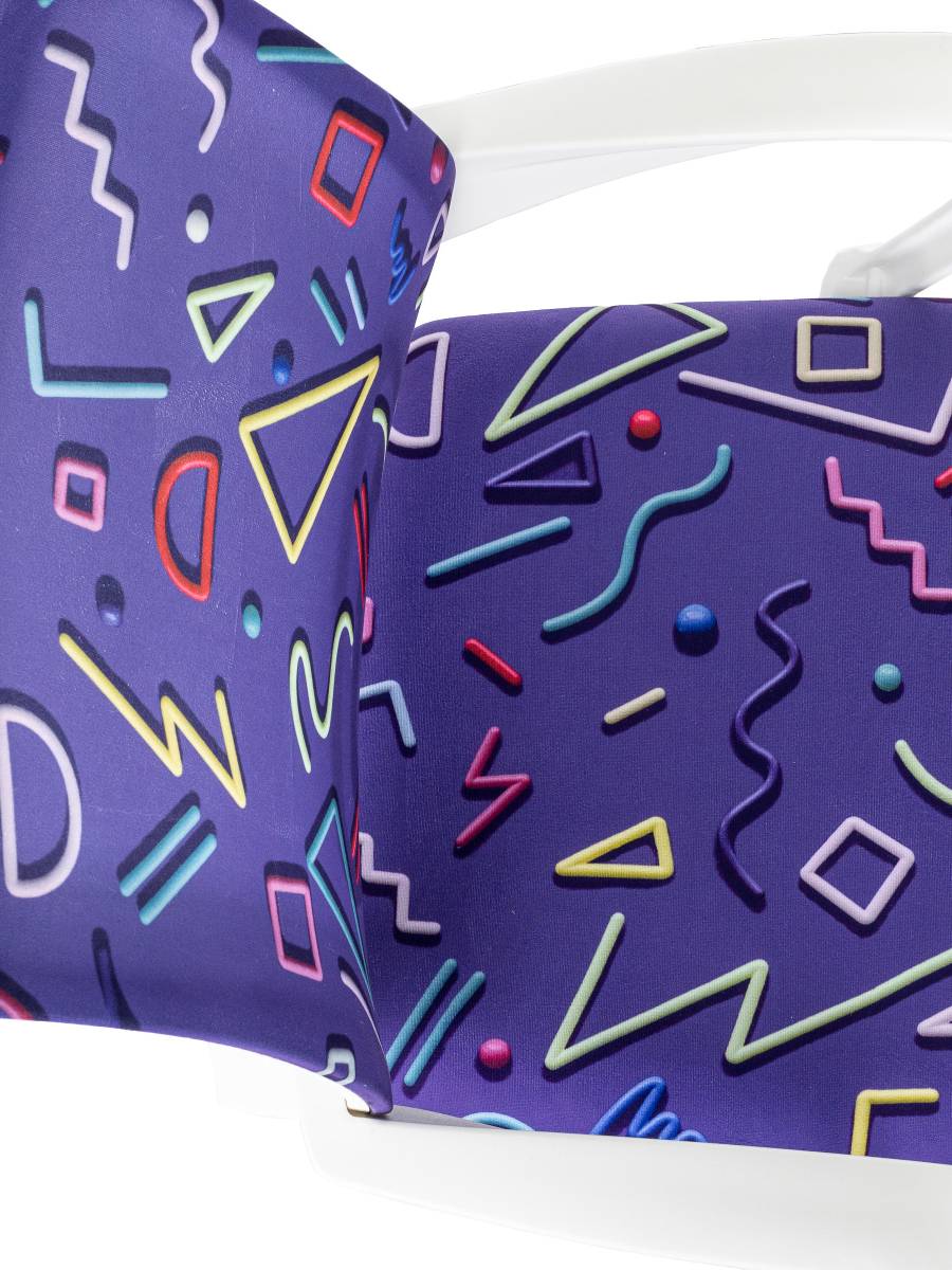 Кресло Domfy DK X-ROOM ткань/пластик (White/Sticks 08) купить в интернет-магазине icover