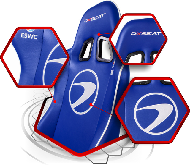 DXseat V/ESWC - компьютерное кресло (Blue) купить в интернет-магазине icover