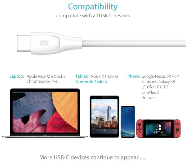 Кабель Syncwire SW-TC067 USB-C 1m (White) купить в интернет-магазине icover