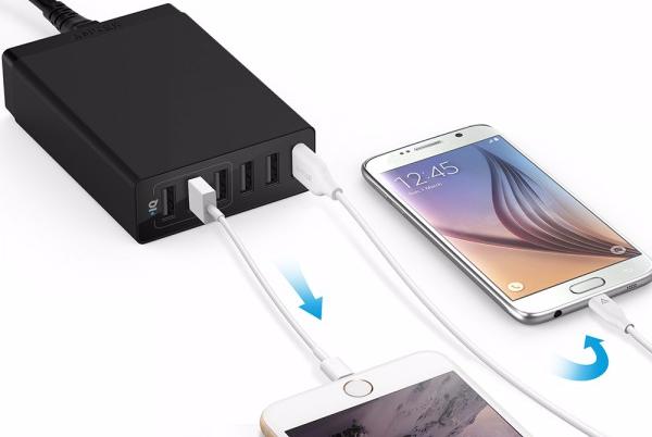 Сетевое зарядное устройство Anker PowerPort 6 Lite A2061311 (Black) купить в интернет-магазине icover
