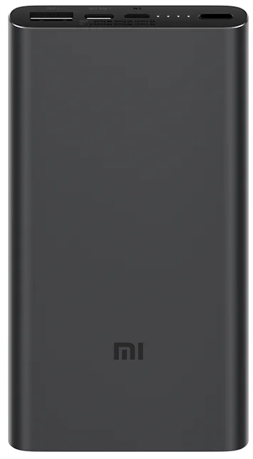 Внешний аккумулятор Xiaomi Mi Power Bank 3 10000mAh PLM12ZM (Black) купить в интернет-магазине icover