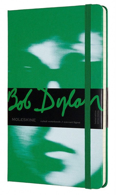 

Блокнот Moleskine Bob Dylan Limited Edition Large (LEBDQP060A) в линейку (Green)