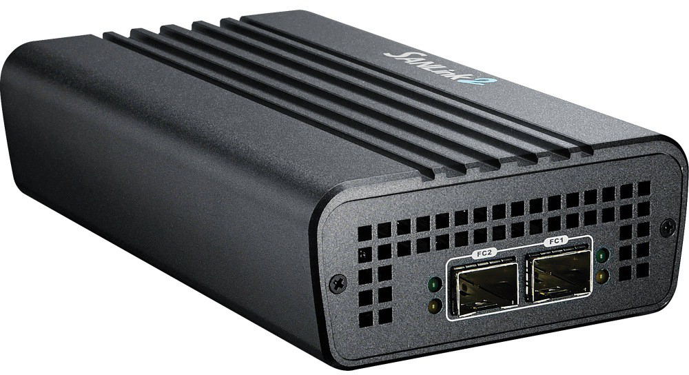 Promise SANLink 2 10Gb SFP+ - адаптер Fibre Channel to Thunderbolt (Black) купить в интернет-магазине icover