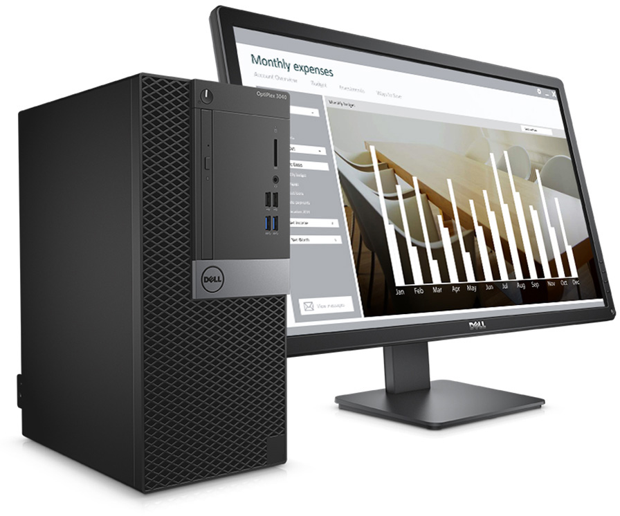 Десктоп Dell OptiPlex 3040 MT Intel Core i3-6100 3.2GHz, 4Gb, 500Gb (3040-2389) купить в интернет-магазине icover