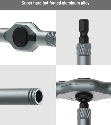 Набор отверток с трещоткой Xiaomi DUKA RS1 Multipurpose Ratchet Screwdriver (Black) купить в интернет-магазине icover