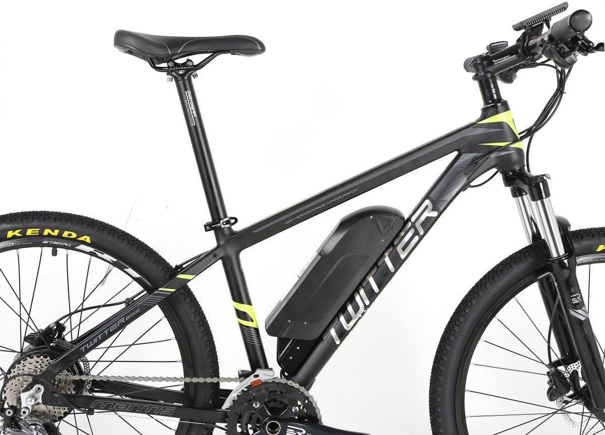 Электровелосипед Twitter MANTIS-E1 15.5 (Black/Yellow) купить в интернет-магазине icover