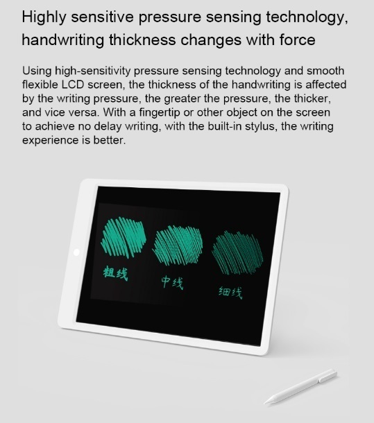 Планшет для рисования Xiaomi Mijia LCD Writing Tablet 13.5" (XMXHB02WC) купить в интернет-магазине icover