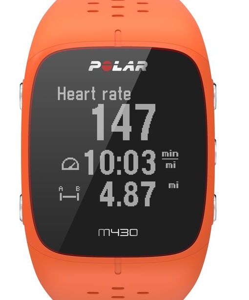 Cпортивные часы Polar M430 (90064410) с GPS-модулем (Orange) купить в интернет-магазине icover