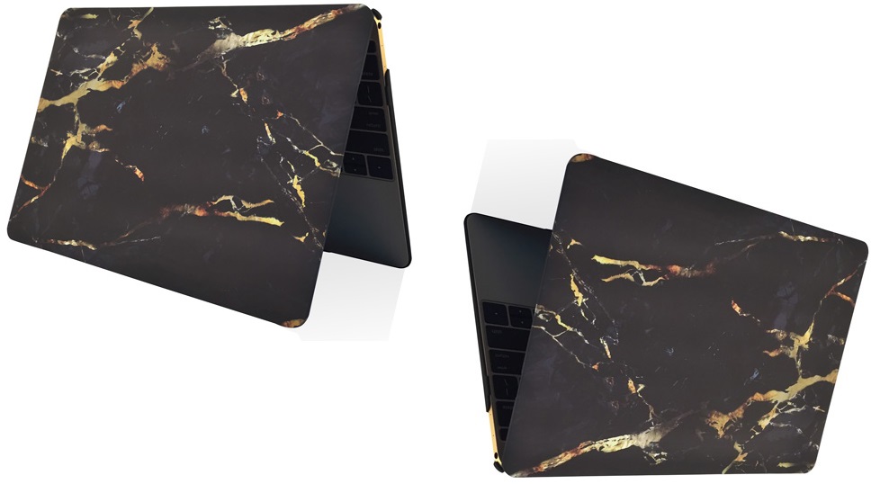 Чехол-накладка пластиковая i-Blason для Macbook Air 13 (Black/Gold Marble) купить в интернет-магазине icover
