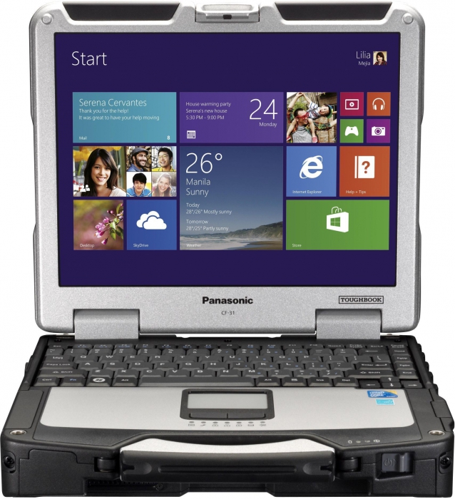 Защищенный ноутбук Panasonic Toughbook CF-31 13.1'', Intel Core i5 5300U 2.3GHz, 4Gb, 500Gb HDD (CF-3141501M9) купить в интернет-магазине icover