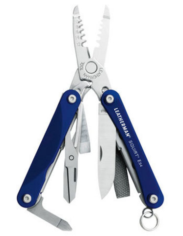 Мультитул Leatherman Squirt ES4 (Blue) купить в интернет-магазине icover