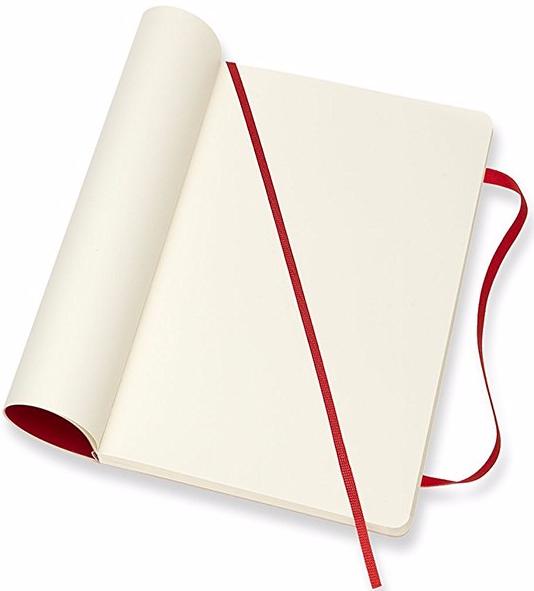 Блокнот Moleskine Classic Soft Large QP618F2 (Red) купить в интернет-магазине icover