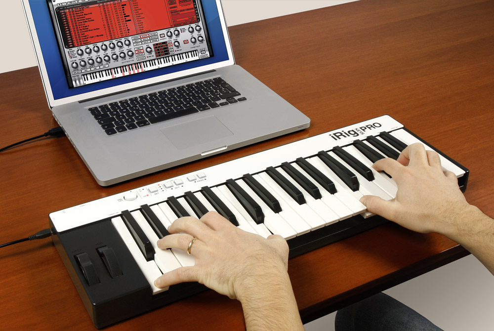 USB-контроллер IK Multimedia iRig Keys Pro - MIDI с lightning для iPhone/iPad/Mac/PC купить в интернет-магазине icover