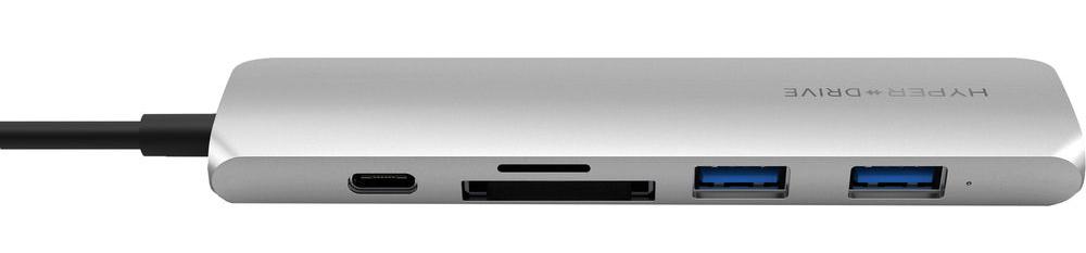 USB-хаб HyperDrive BAR 6-in-1 USB-C для iPad Pro, MacBook Pro/Air (Silver) купить в интернет-магазине icover