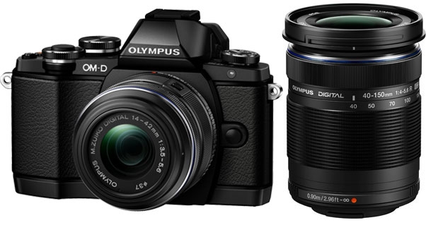 Фотоаппарат Olympus OM-D E-M10 Kit (E-M10 Body Black + EZ-M1442 II R Black + EZ-M4015 R Black) купить в интернет-магазине icover