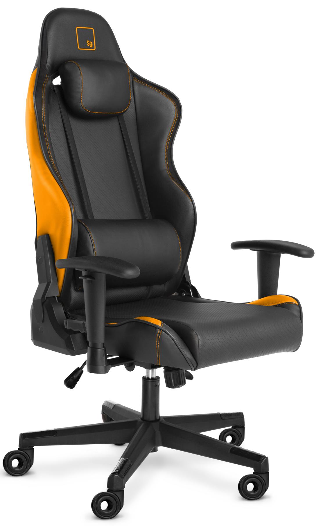 

Игровое кресло WARP Sg (Black/Orange)
