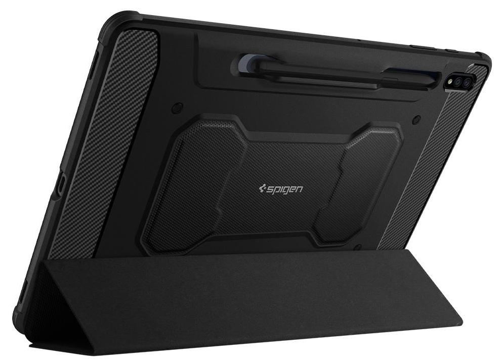 Чехол Spigen Rugged Armor Pro (ACS01607) для Samsung Galaxy Tab S7+ (Black) купить в интернет-магазине icover