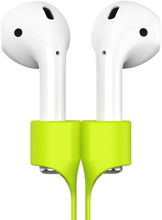 Держатель AirPods Baseus Earphone Strap для наушников Apple (Green) купить в интернет-магазине icover