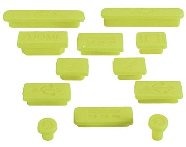 Заглушки портов i-Blason Anti Dust Cup 12psc для MacBook Pro Retina/Macbook Air (Green) купить в интернет-магазине icover