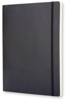Блокнот нелинованный Moleskine Classic Soft Large QP618 (Black) купить в интернет-магазине icover