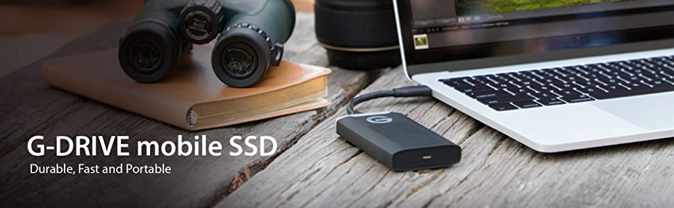 Внешний SSD G-Tech G-Drive Mobile (0G06053-1) 1TB 2.5" USB-C (Black) купить в интернет-магазине icover