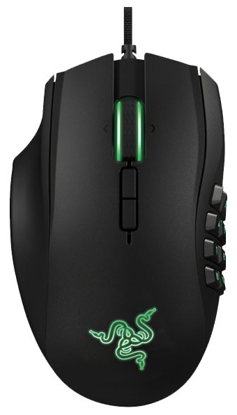 Razer Naga 2014 Left Hand (RZ01-01050100-R3M1) - проводная мышь для левшей (Black) купить в интернет-магазине icover