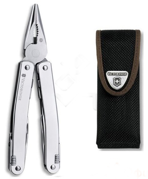 Мультитул Victorinox SwissTool Spirit Plus (3.0239.N) + нейлоновый чехол (Black) купить в интернет-магазине icover