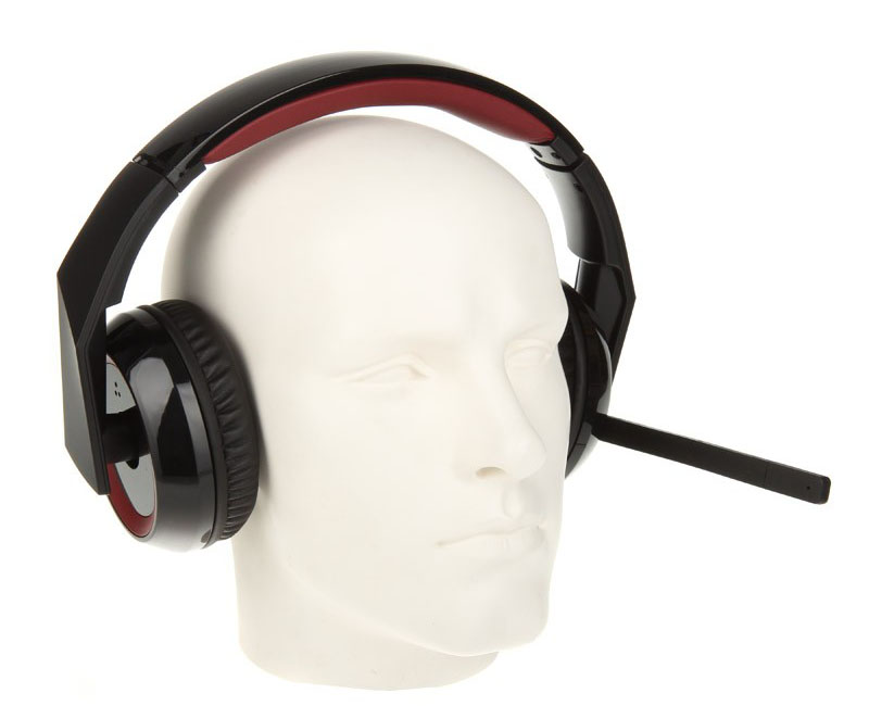 Corsair Raptor USB Gaming Headset (HS40) - игровая гарнитура (Black/Red) купить в интернет-магазине icover