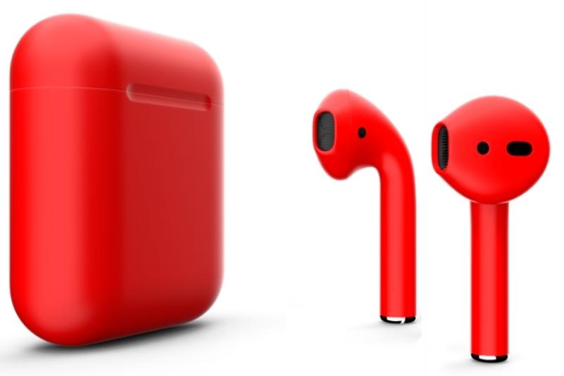 

Наушники Apple AirPods Color 2 в футляре без беспроводной зарядки (Red Matt)