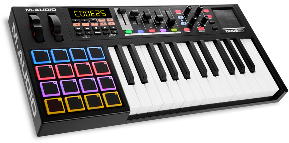 MIDI-клавиатура M-Audio CODE 25 (Black) купить в интернет-магазине icover
