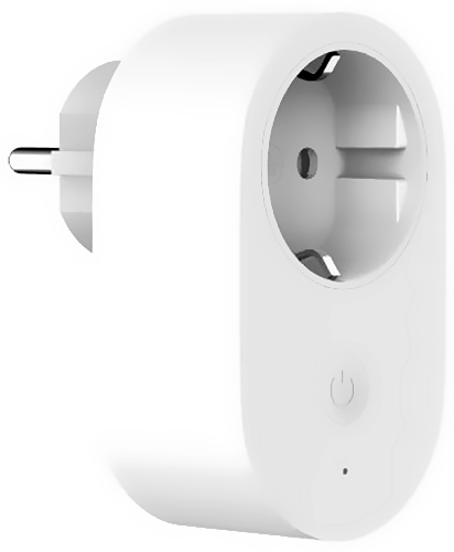 Розетка Xiaomi Mi Smart Plug (WIFI) ZNCZ05CM,16А, с защитной шторкой, с заземлением (GMR4015GL) купить в интернет-магазине icover