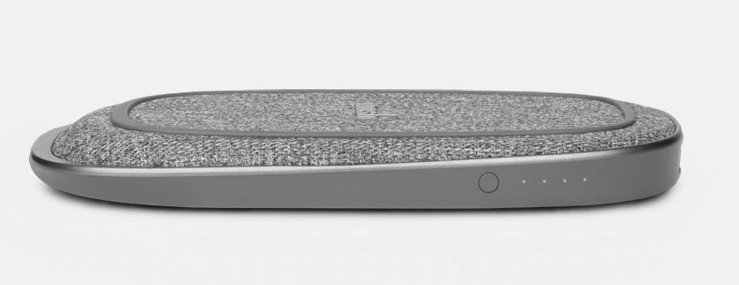 Внешний аккумулятор Moshi Porto Q 5K 5000mAh (99MO022213) с беспроводной зарядкой (Grey) купить в интернет-магазине icover
