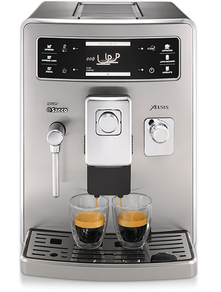 Philips Saeco (HD8944/09) - кофемашина (Silver) купить в интернет-магазине icover