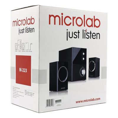 Компьютерная акустика Microlab M223 (Black) купить в интернет-магазине icover