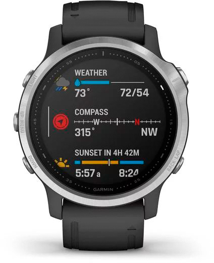 Спортивные часы Garmin Fenix 6S 010-02159-01 (Silver/Black) купить в интернет-магазине icover