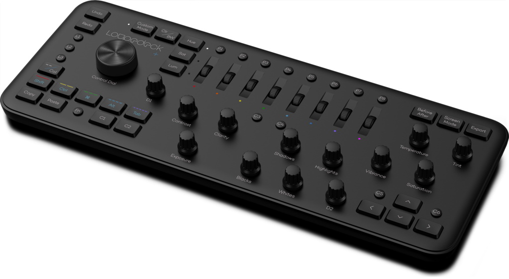 Консоль для редактирования фото и видео Loupedeck+ (Black) купить в интернет-магазине icover