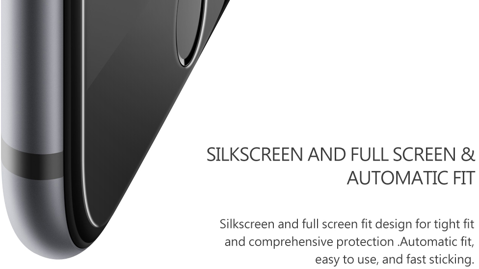 Защитное стекло Baseus Silk-screen Tempered Glass Film (SGAPIPH7SP-ASL01) для iPhone 8 Plus (Black) купить в интернет-магазине icover