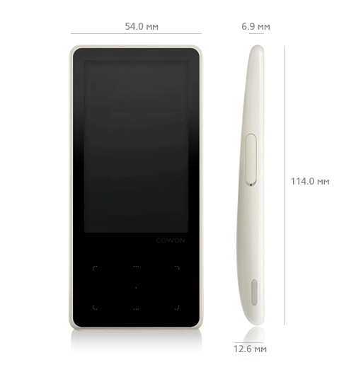 Плеер Cowon iAudio 10 8Gb White купить в интернет-магазине icover