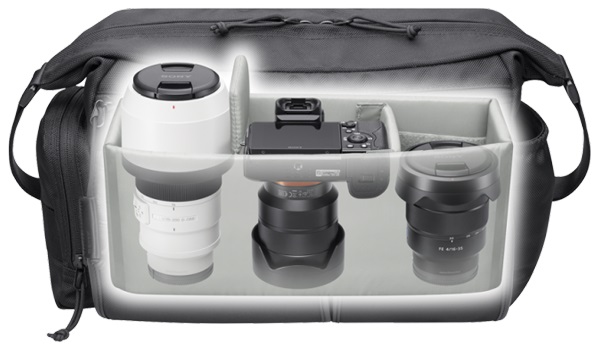 Sony LCS-PSC7 (LCSPSC7B.SYH) - сумка для фотоаппарата (Black) купить в интернет-магазине icover