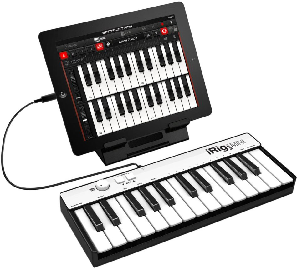 MIDI-клавиатура IK Multimedia iRig Keys MINI (Black) купить в интернет-магазине icover