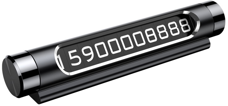 Парковочная карта Baseus Metal Temporary Parking Number Card (ACNUM-01) для номера телефона (Black) купить в интернет-магазине icover