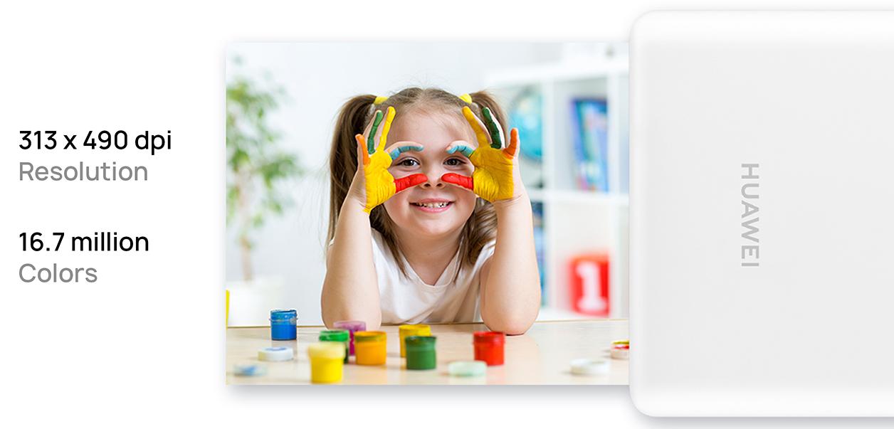 Портативный принтер Huawei Pocket Photo Printer (White) купить в интернет-магазине icover